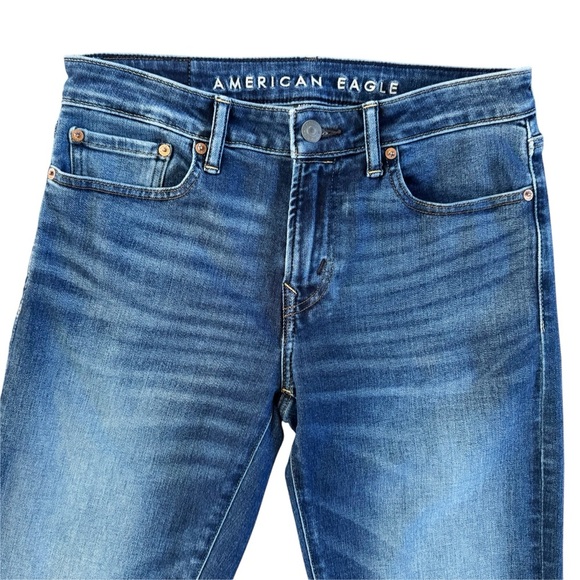 American Eagle jeans Men's Sz 29x32 29 blue original bootcut classic cabincore - Picture 2 of 16